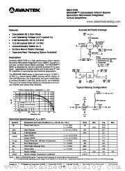 MSA-0786 datasheet pdf AVANTEK