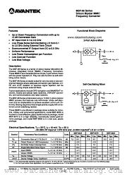 MSF-86 SERIES datasheet pdf AVANTEK