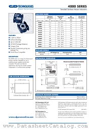 406R8 datasheet pdf C&D Technologies