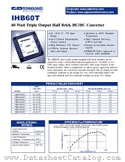 IHB60T480315 datasheet pdf C&D Technologies
