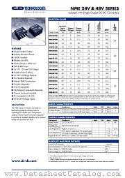 NME4809D datasheet pdf C&D Technologies