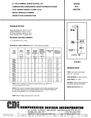 1N4773A datasheet pdf Compensated Devices Incorporated