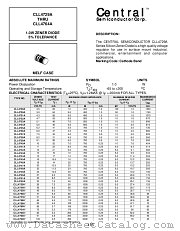 CLL4736A datasheet pdf Central Semiconductor
