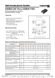 CDBA140 datasheet pdf Comchip Technology