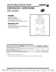 CZRV5248B datasheet pdf Comchip Technology