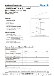 1N4746A-G datasheet pdf Comchip Technology