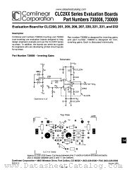CLC2XX datasheet pdf Comlinear Corporation