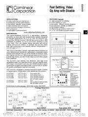 CLC410ALC datasheet pdf Comlinear Corporation