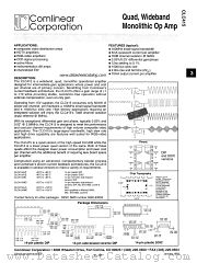 CLC415A8D datasheet pdf Comlinear Corporation