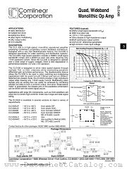 CLC430AJP datasheet pdf Comlinear Corporation