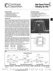 CLC501AJP datasheet pdf Comlinear Corporation