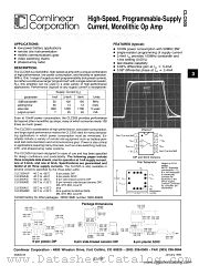 CLC505AJP datasheet pdf Comlinear Corporation