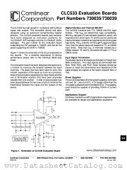 730039 datasheet pdf Comlinear Corporation
