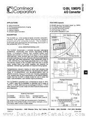 CLC925B8C datasheet pdf Comlinear Corporation