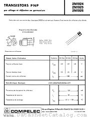 2N1924 datasheet pdf COMPELEC