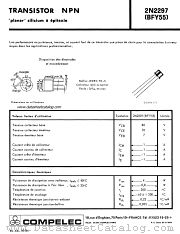 2N2297 datasheet pdf COMPELEC