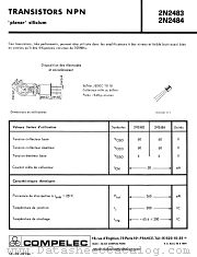 2N2483 datasheet pdf COMPELEC