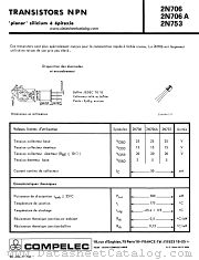 2N706A datasheet pdf COMPELEC