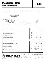 2N914 datasheet pdf COMPELEC