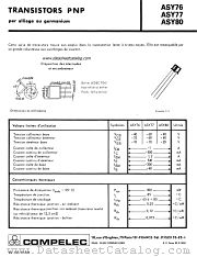 ASY76 datasheet pdf COMPELEC