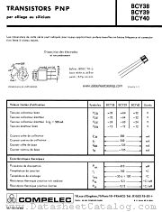 BCY38 datasheet pdf COMPELEC