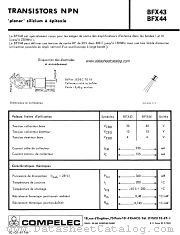 BFX43 datasheet pdf COMPELEC