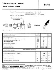 BLY14 datasheet pdf COMPELEC