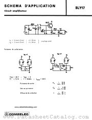 BLY17 datasheet pdf COMPELEC