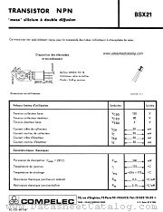 BSX21 datasheet pdf COMPELEC