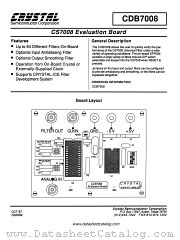 CS7008 datasheet pdf Crystal Semiconductor Corporation