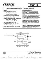 CS3112 datasheet pdf Crystal Semiconductor Corporation