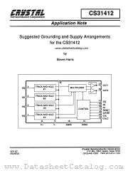 CS31412 datasheet pdf Crystal Semiconductor Corporation