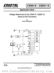 CSZ511X datasheet pdf Crystal Semiconductor Corporation