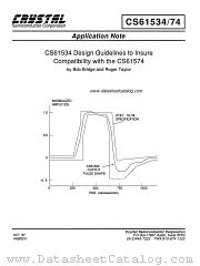 CS61534 datasheet pdf Crystal Semiconductor Corporation