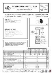 KBPC6005 datasheet pdf DC Components