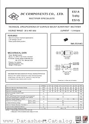ES1B datasheet pdf DC Components