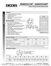 MMBZ5255BT datasheet pdf Diodes
