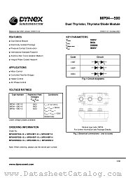 MP04HBT14 datasheet pdf Dynex Semiconductor