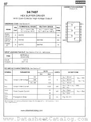 5407 datasheet pdf Fairchild Semiconductor