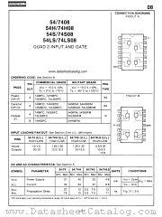 74S08 datasheet pdf Fairchild Semiconductor