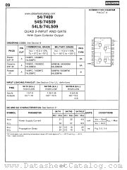54S09 datasheet pdf Fairchild Semiconductor