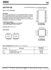 54F139 datasheet pdf Fairchild Semiconductor