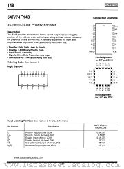 54F148 datasheet pdf Fairchild Semiconductor