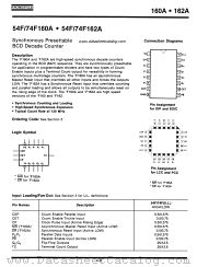 54F162A datasheet pdf Fairchild Semiconductor