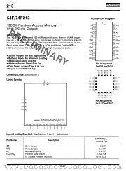 74F213 datasheet pdf Fairchild Semiconductor