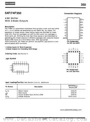 54F350 datasheet pdf Fairchild Semiconductor
