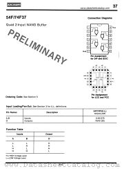 54F37 datasheet pdf Fairchild Semiconductor