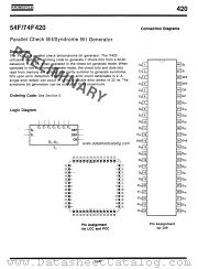 54F420 datasheet pdf Fairchild Semiconductor