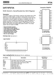 54F673A datasheet pdf Fairchild Semiconductor