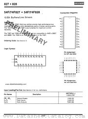 54F828 datasheet pdf Fairchild Semiconductor